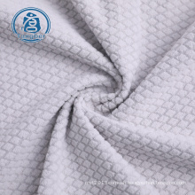 Nice design china products 100% polyester  bonded jacquard fleece knitting Jersey fabric